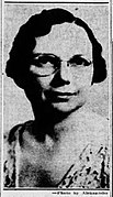 Elizabeth McCreight Hutchison, president of the Teachers College Y. W. C. A.