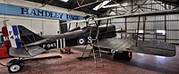 Een Royal Aircraft Factory S.E.5 in het museum