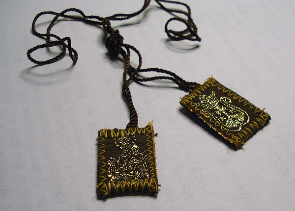 The Brown scapular has been worn by Carmelites for centuries as a sign of their consecration to Mary.