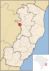 Poziția localității Alto Rio Novo