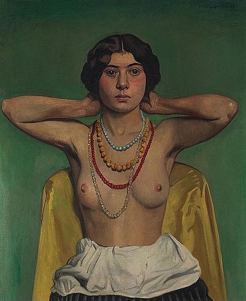 File:Félix Vallotton, 1912 - Femme aux colliers.jpg