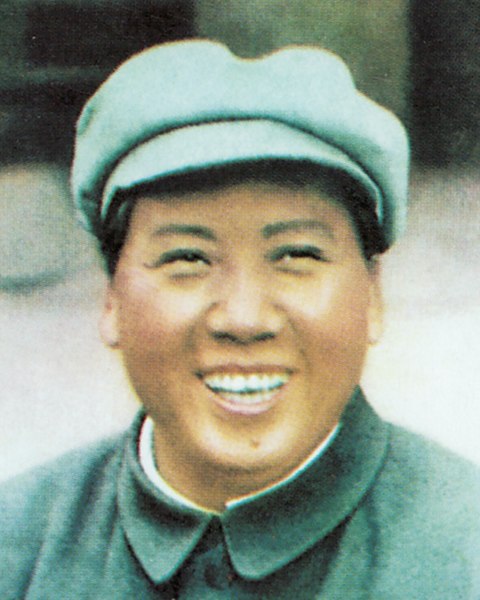 File:Face detail, Mao Zedong with cap (cropped).jpg