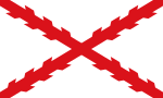 Thumbnail for File:Flag of Cross of Burgundy (type 4).svg