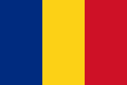 Flagge vo Rumänien