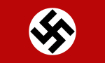 Thumbnail for File:Flag of the Nazi Party (dark red).svg