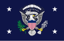 1916 presidential flag Flag of the President of the United States (1916-1945).svg