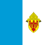 Flag of the Roman Catholic Archdiocese of Chicago.svg