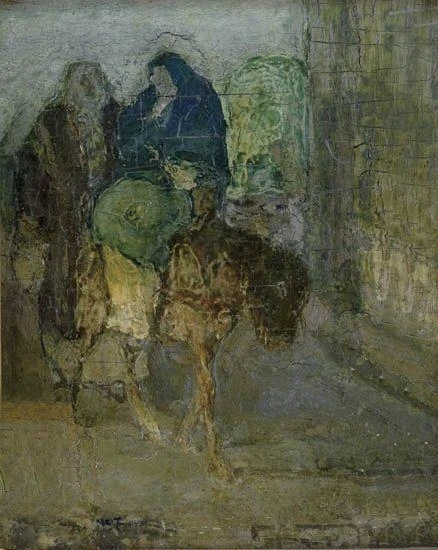 File:Flight into Egypt 1916-1922, by Henry Ossawa Tanner.webp