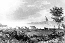 Fort Astoria, 1811-1813 Fort Astoria, along the mouth of the Columbia River, Oregon, 1811-1813 (AL+CA 1580).jpg