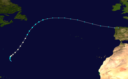 Illustrasjonsbilde av artikkelen Hurricane Frances (1992)