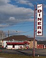 Frazer Diner, a Jerry O’Mahony Co. diner, established 1929, at 189 Lancaster Avenue, Frazer, PA 19355 in East Whiteland Township, Chester County, Pennsylvania.