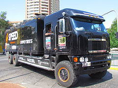 Argosy crew-cab in Chile (aftermarket conversion of sleeper cab)