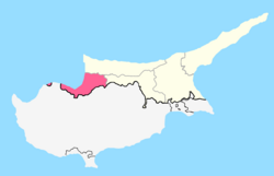 Distretto di Güzelyurt - Localizzazione