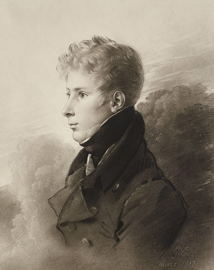 Portrait du général Auguste Bertin de Vaux, à l’âge de 18 ans