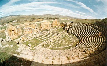 Ancient Roman theater in Khamissa. GM Khamissa Roman Theatre01.jpg