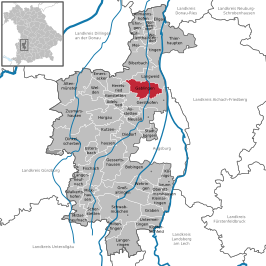 Kaart van Gablingen