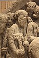 San Pedro, detalle do tímpano da Entrada de Cristo en Xerusalén, no Museo da Catedral de Santiago