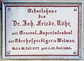 Johann Friedrich Röhr, Dr. Friedrich Röhr Straße 30, Naumburg (Saale), Deutschland