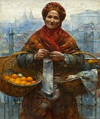 Người phụ nữ Do Thái bán cam, Aleksander Gierymski