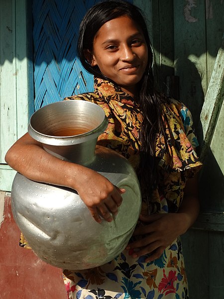 File:Girl with Water Jug - Rangamati - Chittagong Hill Tracts - Bangladesh (13240829234).jpg