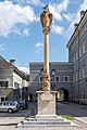 * Nomination Holy Trinity column (western view) on Hauptplatz, Gmünd, Carinthia, Austria --Johann Jaritz 01:59, 9 April 2017 (UTC) * Promotion Good focus of main object in this beautiful town --Michielverbeek 04:05, 9 April 2017 (UTC)  Comment @Michielverbeek: Surprisingly you have visited this town before. Amazing! --Johann Jaritz 07:27, 9 April 2017 (UTC)