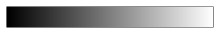 A gradient illustration, showing a gradation spectrum from black to white. Gradation.svg