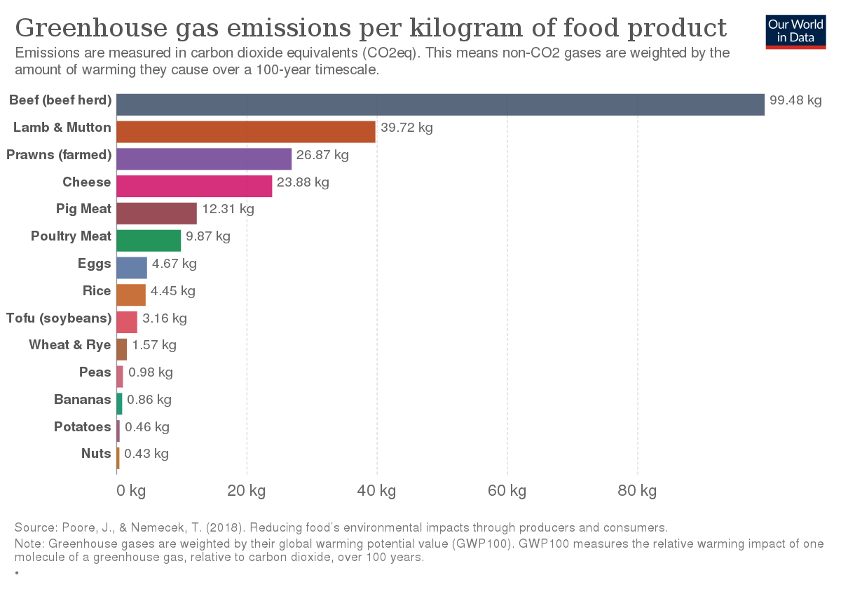 Men's meat-heavy diets cause 40% more climate emissions than