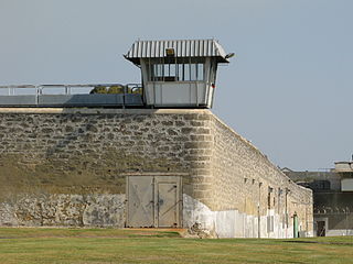 Guard tower on East Workshops wall