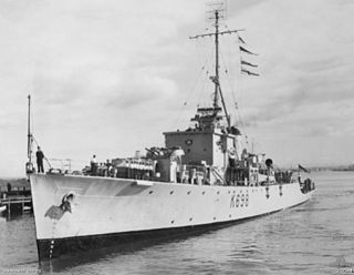 HMAS <i>Condamine</i> (K698) River-class frigate of the Royal Australian Navy