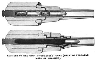 Diagrams showing how the gun burst HMS Thunderer burst RML 12 inch gun diagram.jpg