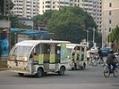 Electric minibus in China