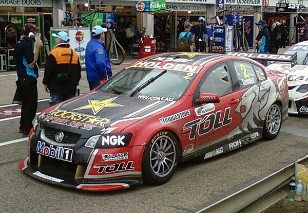 The Holden VE Commodore of Garth Tander at the 2011 Clipsal 500 Adelaide