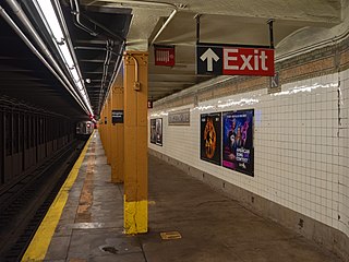 <span class="mw-page-title-main">Kingston Avenue station</span> New York City Subway station in Brooklyn