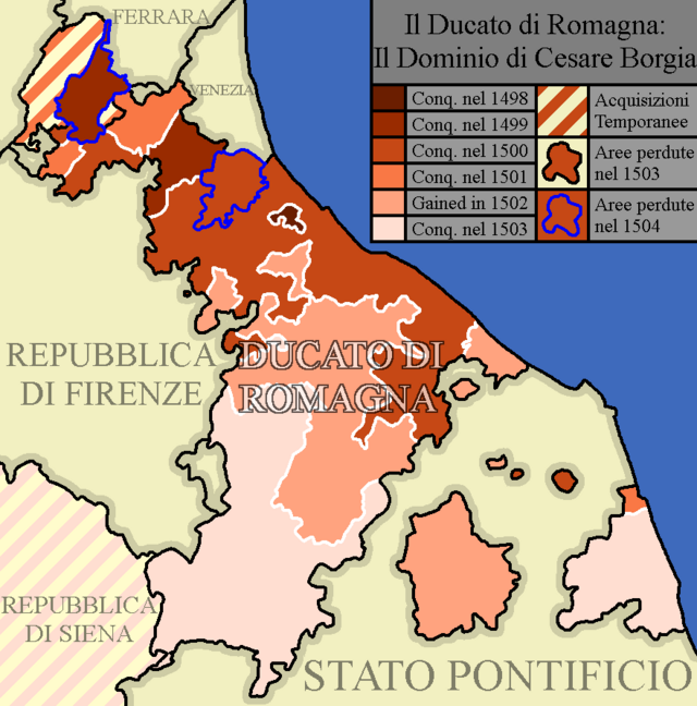 Il Ducato di Romagna di Cesare Borgia