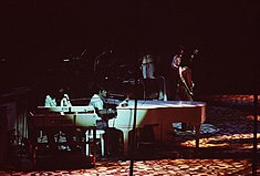 Ian Stewart and Billy Preston with The Rolling Stones (1975).jpg