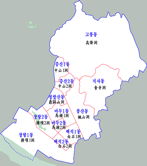 일산동구: 역사, 행정 구역, 인구