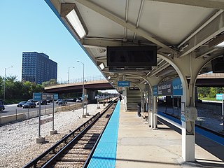 <span class="mw-page-title-main">Illinois Medical District station</span> Chicago "L" station