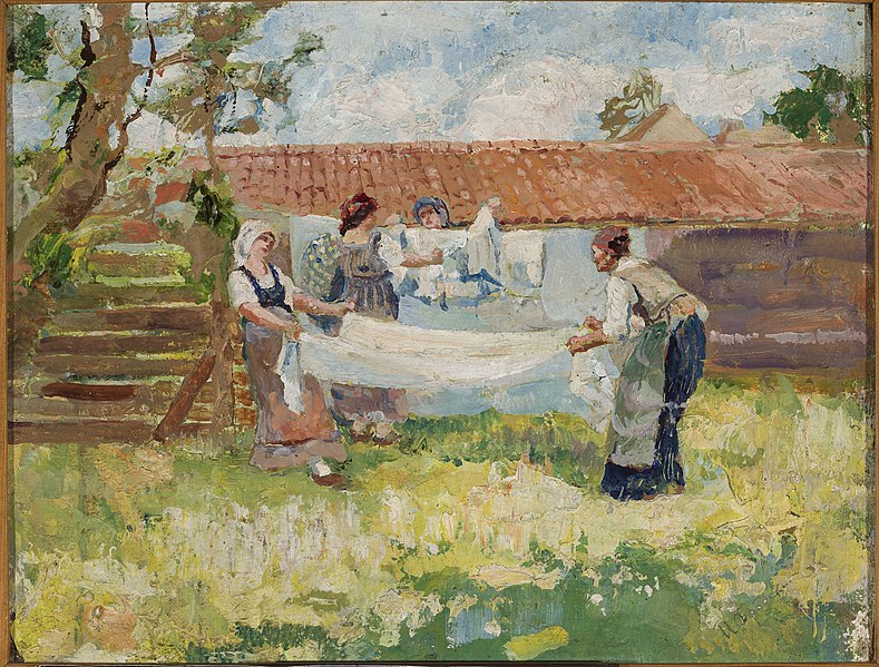 File:Isaak Izrailevič Brodskij - Laundresses - M.Ob.1173 - National Museum in Warsaw.jpg