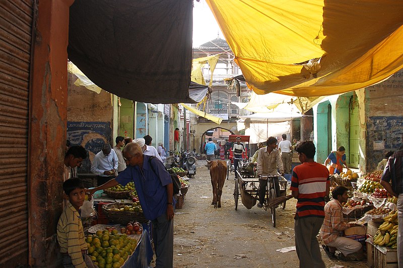 File:Jaipur, India, Market.jpg