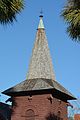 Steeple with gargoyles