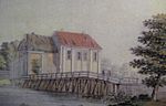 Nedlitz Bridge rundt 1790