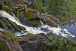 Belye Mosty Waterfall, a protected area of Russia in Pitkyarantsky District