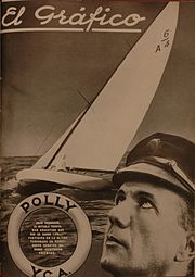 Sieburger on the cover of El Grafico (1931)