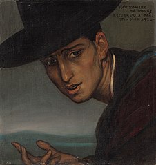 Portrait of a Rafael Romero, the artist's son