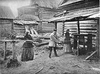 Верёвочное производство.Село Павлово Горбатовского уезда. 1896 год