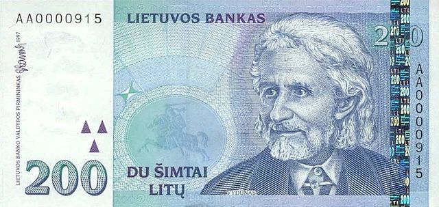 200 LTL banknote