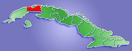 Provincia dell'Avana – Localizzazione