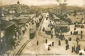 Galata Bridge in the 1920s