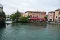 Français : La Sorgue le 31 mai 2008 avec une hauteur de 1,53 mètres, L'Isle-sur-la-Sorgue.