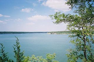 Lake Georgetown Lake in central Texas, United States